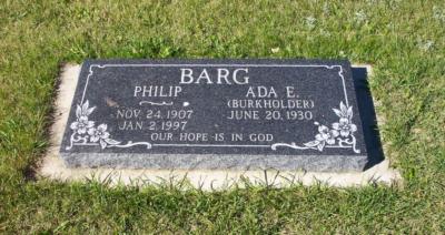 Barg, Philip  Ada E.