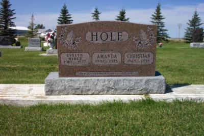 Hole, Christian, Amanda  Evelyn