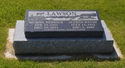 Lawson, Muriel B.  Alfred D.