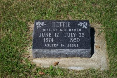 Ramer, Hettie (Weaver) 1874-1930