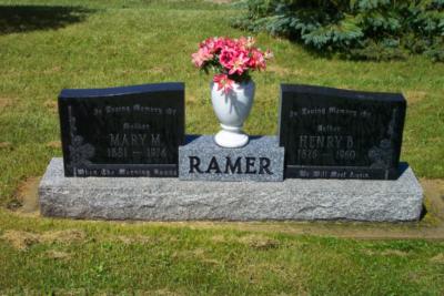 Ramer, Mary M.  Henry B.