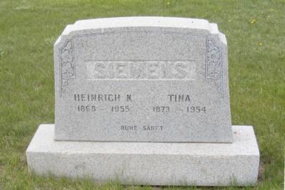 Siemens, Heinrich K  Tina