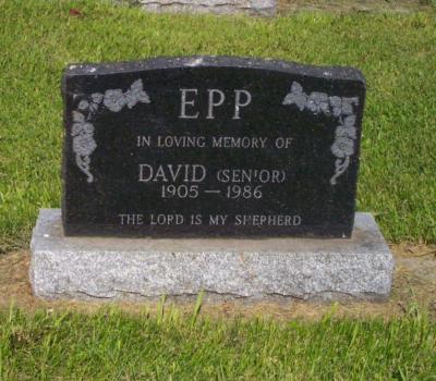 Epp, David Sr.