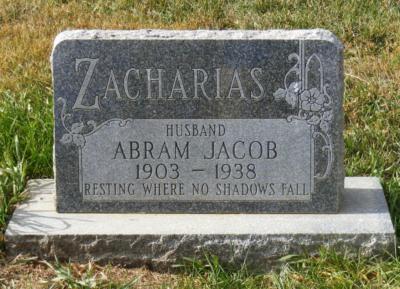 Zacharias, Abram J.