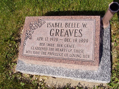 Greaves, Isabel Belle W